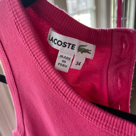 Hot Pink Vintage Lacoste Dress. - Picture 2 of 3